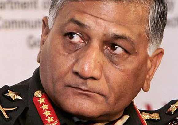 Army chief V K Singh will step down on Wednesday