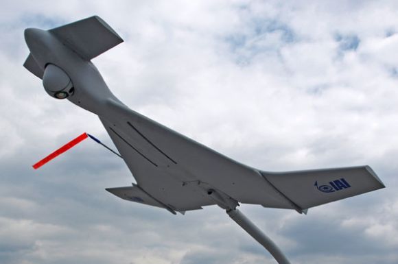 The Harop, developed by Israel Aerospace Industries, is the IAF's first combat UAV for offensive strikes