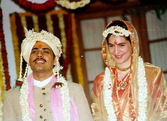 Priyanka Gandhi with Robert Vadra