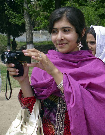 Malala Yousufazai, a 14-year-old schoolgirl, who was wounded in a gun attack, is seen in Swat Valley, northwest Pakistan, in this undated file photo. Taliban gunmen in Pakistan on October 9, 2012 shot and seriously wounded Yousufzai, a 14-year-old schoolgirl who rose to fame for speaking out against the militants