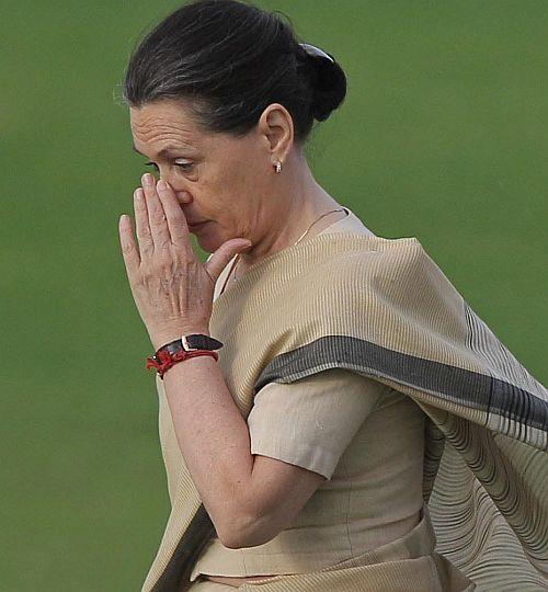 Congress president Sonia Gandhi