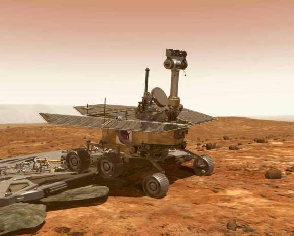 Curiosity drives onto the surface of Mars to test the  chemistry of the atmosphere