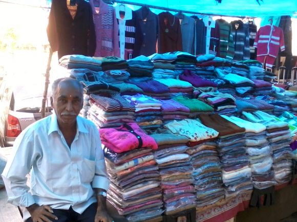 Madan Lal has been selling woolens for 40 years