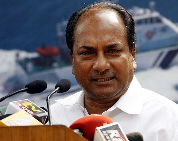 Defence Minister A K Antony