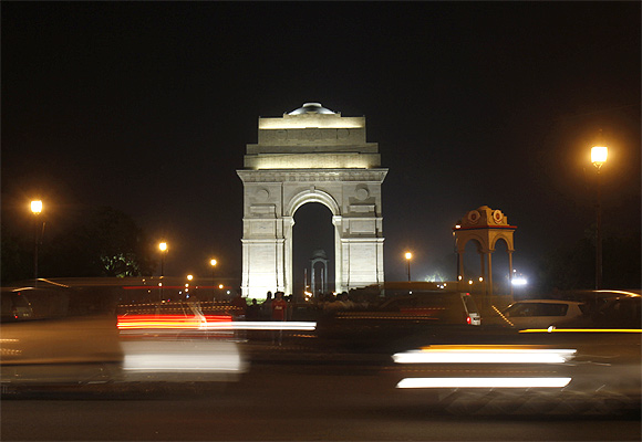 India Gate in New Delhi.