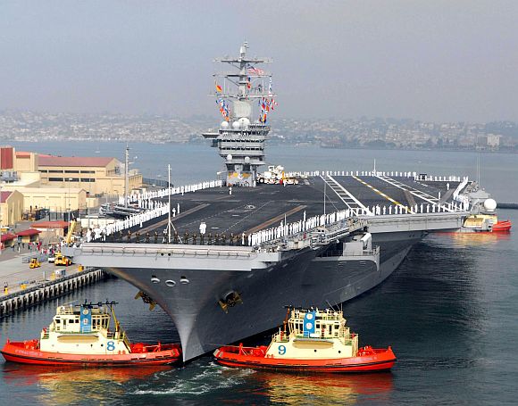 Liaoning is the first aircraft carrier commissioned into the People's Liberation Army Navy