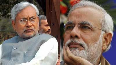 Nitish Kumar and Narendra Modi