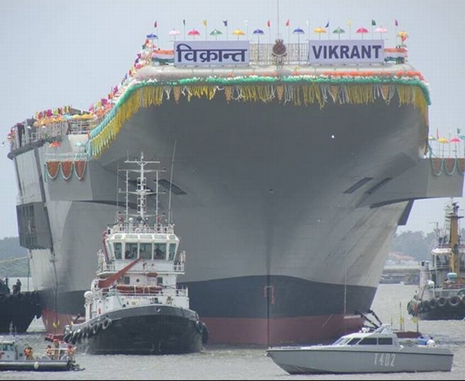 INS Vikrant was launched on August 12 