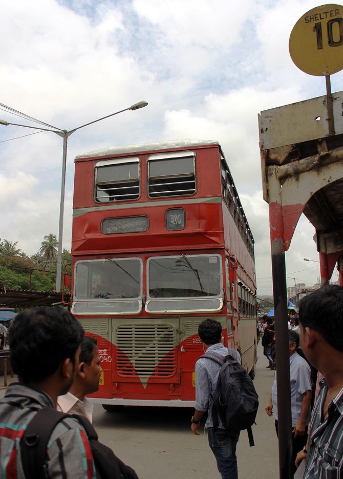 Bus 310 at the Kurla bus stand