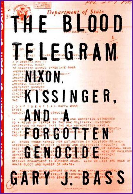 The cover of Gary J Bass's book, The Blood Telegram.