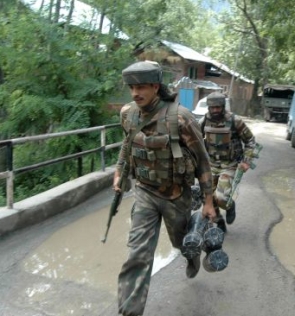 Encounter on in Jammu; terrorists hijack car, attack army camp in.