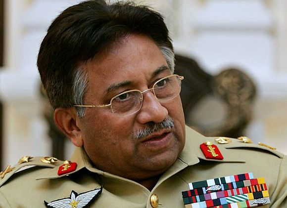 Former Pakistani military ruler Pervez Musharraf