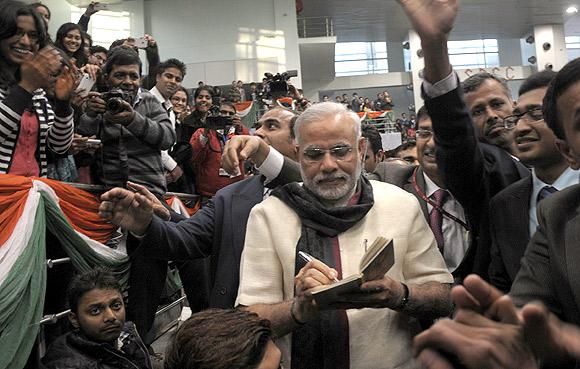 Narendra Modi believes the youth will take him to Delhi.