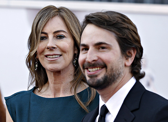 Director Kathryn Bigelow and screenwriter Mark Boal of Zero Dark Thirty, which was nominated for Best Picture Oscar, arrive at the 85th Academy Awards in Hollywood, California. Both Bigelow and Boal are also producers for the film