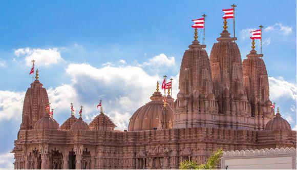 Inside Hollywood's GRAND Swaminarayan temple