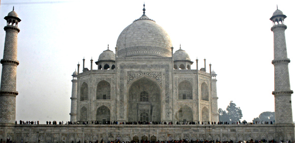 The Taj Mahal, the lasting symbol of Mughal architectural glory.