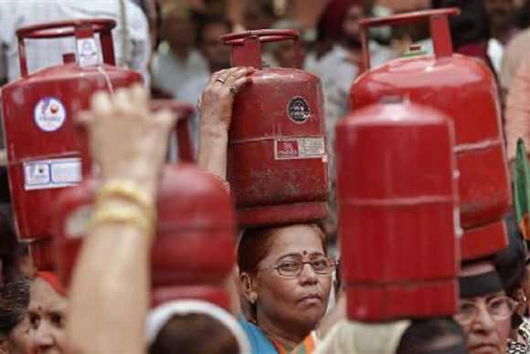 A protest against price rise