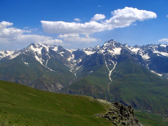 The mountains in Tajikistan