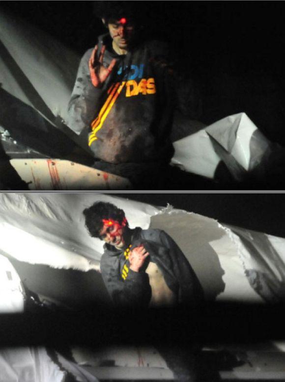 Video grab of the photos of Dzhokhar Tsarnaev released by Massachusetts state police photographer Sergeant Sean Murphy to the Boston Magazine