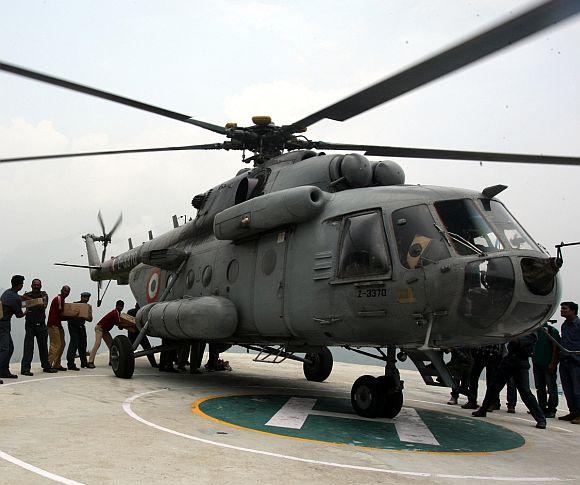 Flood relief operations in Uttarakhand