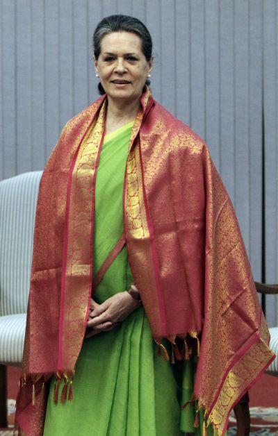 Congress president Sonia Gandhi