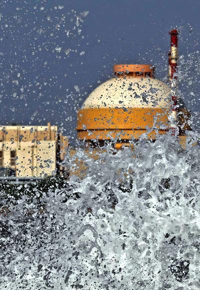 The Kudankulam nuclear power project plant in Tamil Nadu