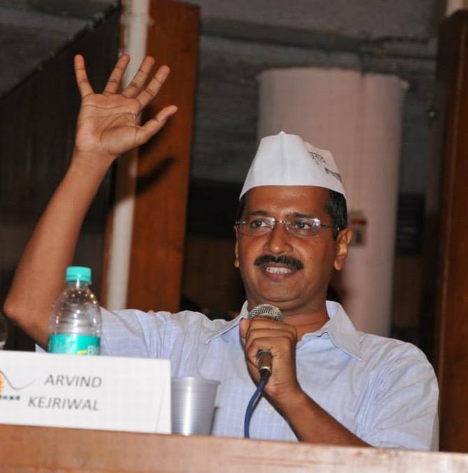 Aam Aadmi Party chief Arvind Kejirwal 