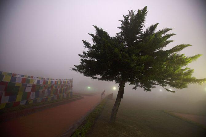 The Maya Devi Temple in Lumbini province. Photograph: Navesh Chitrakar/Reuters