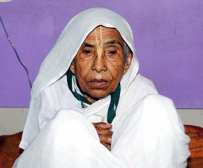 Lolita Adhikari has spent over half a century at a Vrindavan asham.