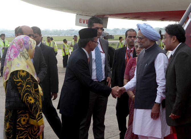 Prime Minister Manmohan Singh in Brunei