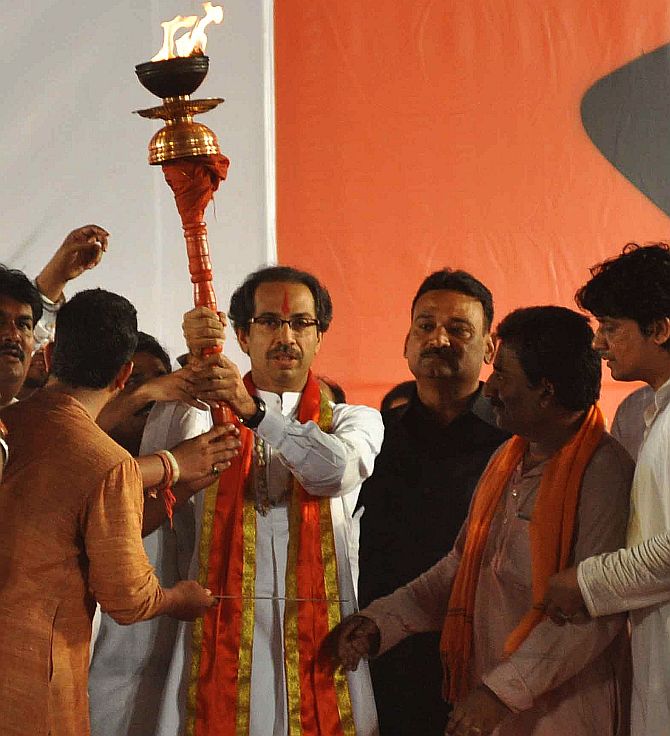 Shiv Sena leader Uddhav Thackeray
