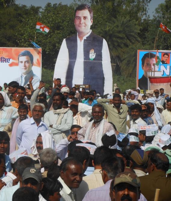 The rally at Rath in Hamirpur