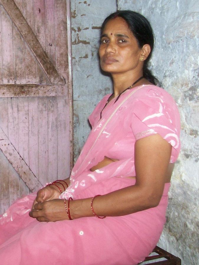 The mother of the Delhi braveheart at her house 