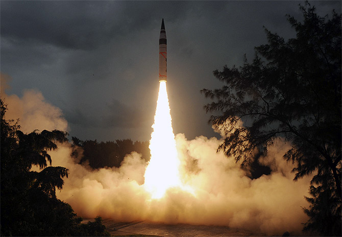 The Agni-V missile