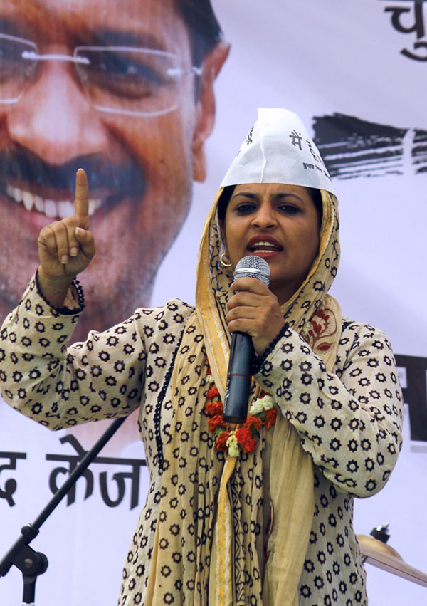 Shazia Ilmi, the AAP candidate from Ghaziabad, is pitted against General V K Singh of the BJP and Raj Babbar of the Congress.
