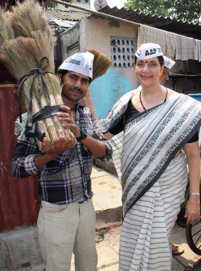 Meera Sanyal, Aam Aadmi Party candidate from Mumbai South seat