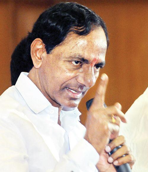 Telangana Rashtra Samiti chief K Chandrasekhar Rao