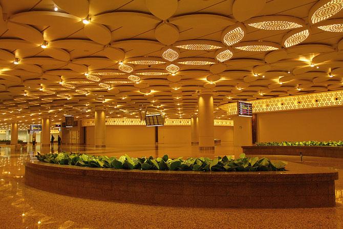 An inside view of the new terminal.