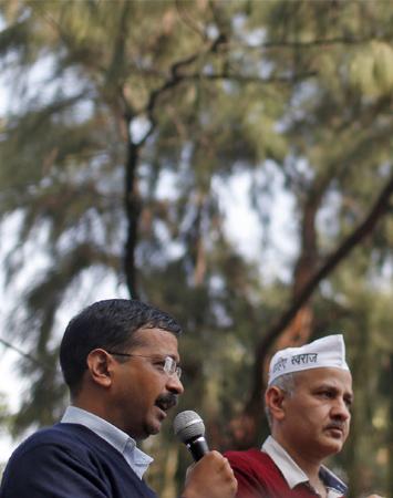 Arvind Kejriwal and Manish Sisodia