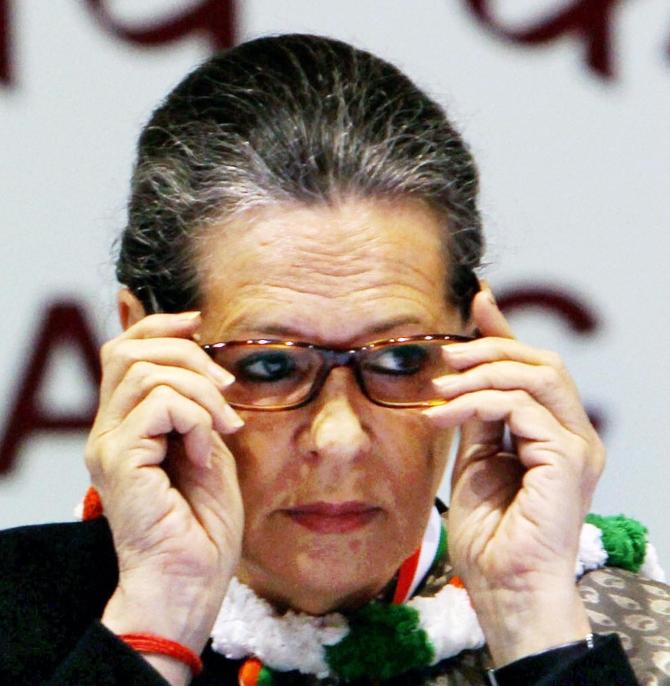 Congress President Sonia Gandhi 