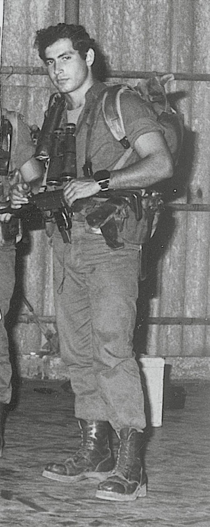 Benjamin Netanyahu is seen as a Sayeret Matkal commando in this undated file handout picture from the 1970's, released to Reuters by the Israeli Government Press Office