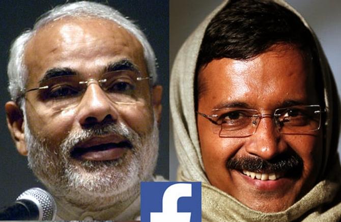 Narendra Modi and Arvind Kejriwal