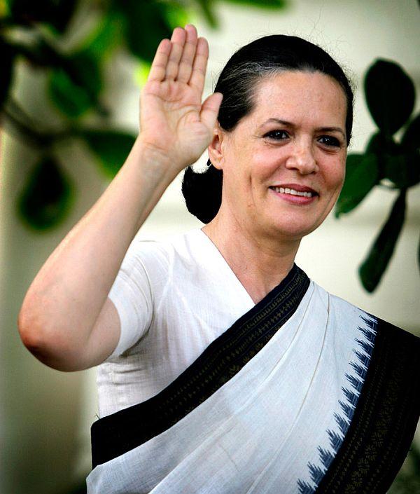 Congress president Sonia Gandhi