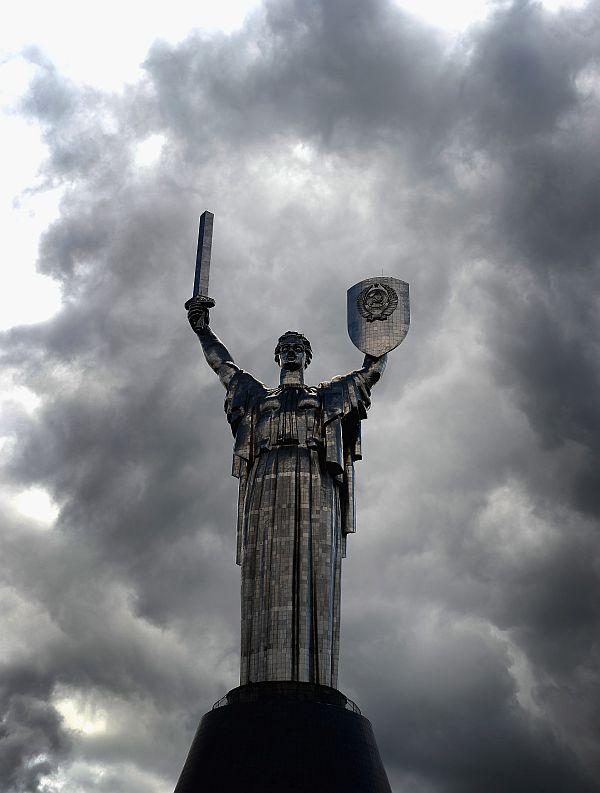 The World War II Memorial, the Rodina Mat Monument in Kiev.