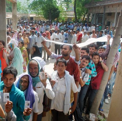 Polling day in UP