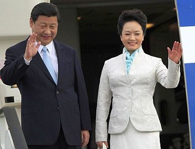 Xi Jinping, general secretary of the Chinese Communist Party and president of China, with his wife Peng Liyuan