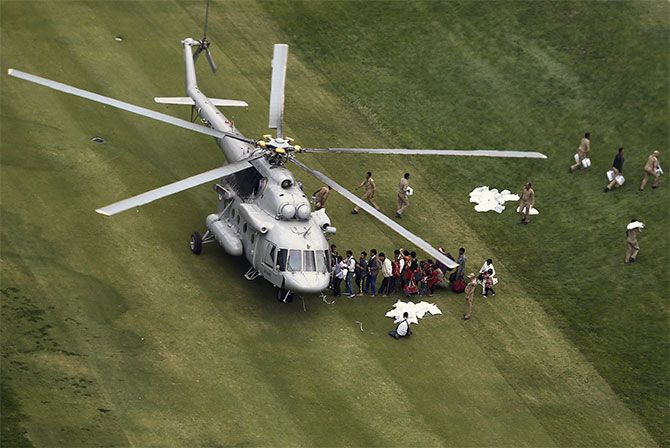 IAF rescue chopper