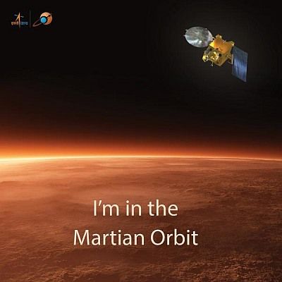 India successfully placed its spacecraft in orbit around Mars, becoming the first country to succeed in such an inter-planetary mission at the first attempt. September 24, 2014.