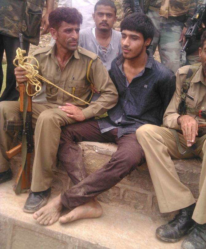 Security forces arrested a Pakistani terrorist, Usman Khan, in Jammu in August 2015.