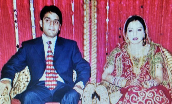 The couple met as medical students in Jammu